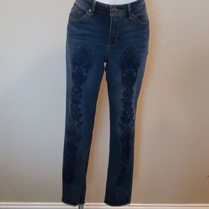 Dark wash skinny jean